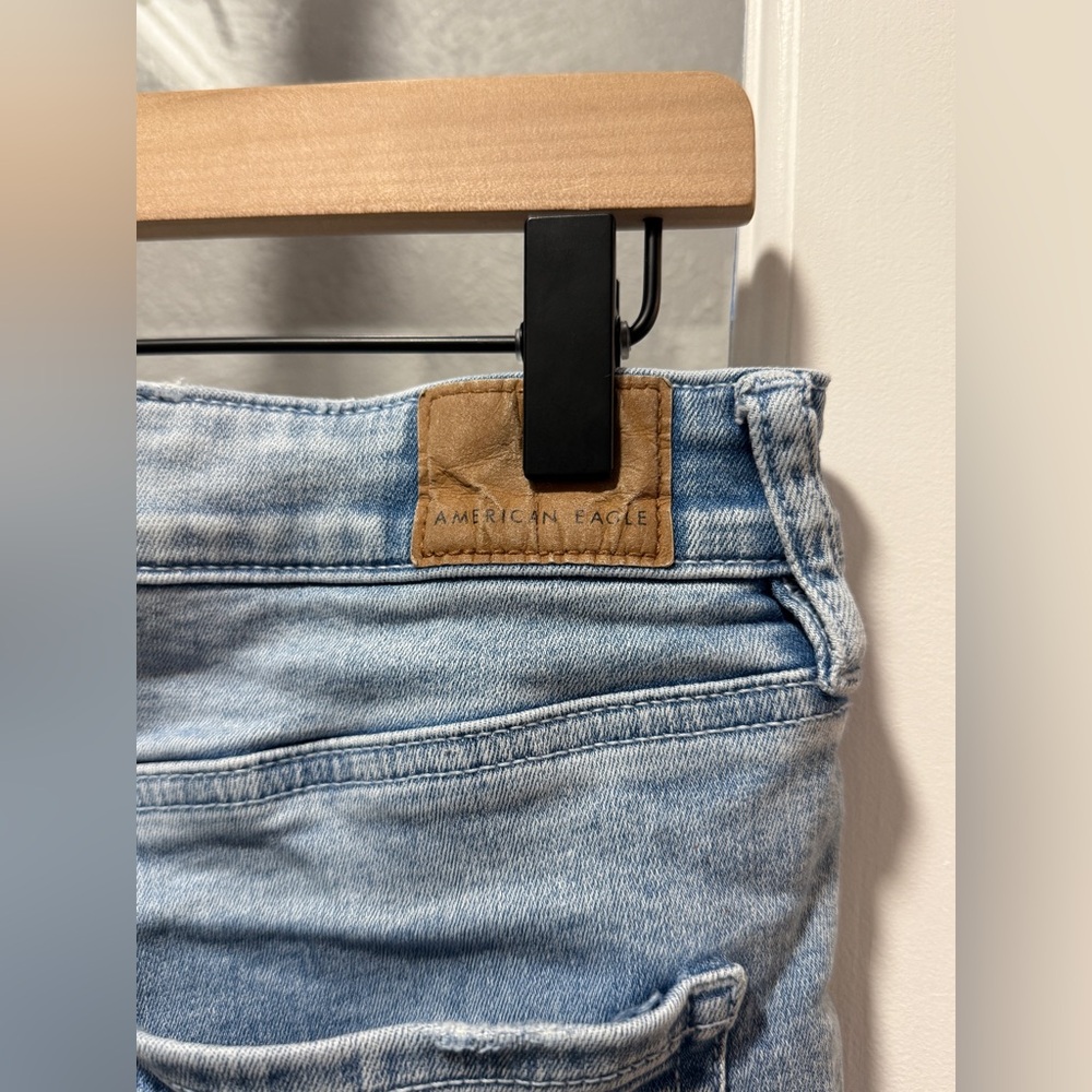 AE Ne(x)t Level High-Waisted Denim Short Short - Picture 15 of 15
